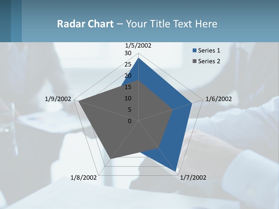 A Group Of People Sitting Around A Table With A Tablet PowerPoint Template