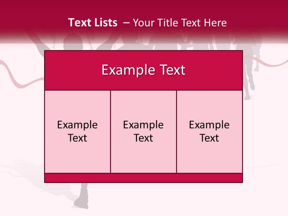 A Man Crossing The Finish Line With His Arms In The Air PowerPoint Template