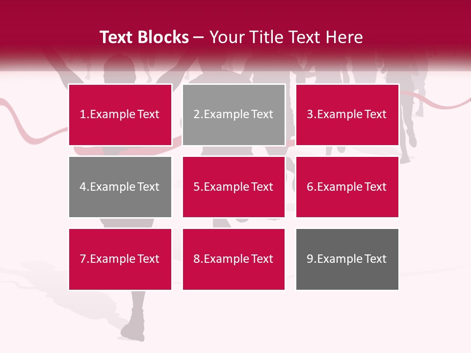 A Man Crossing The Finish Line With His Arms In The Air PowerPoint Template