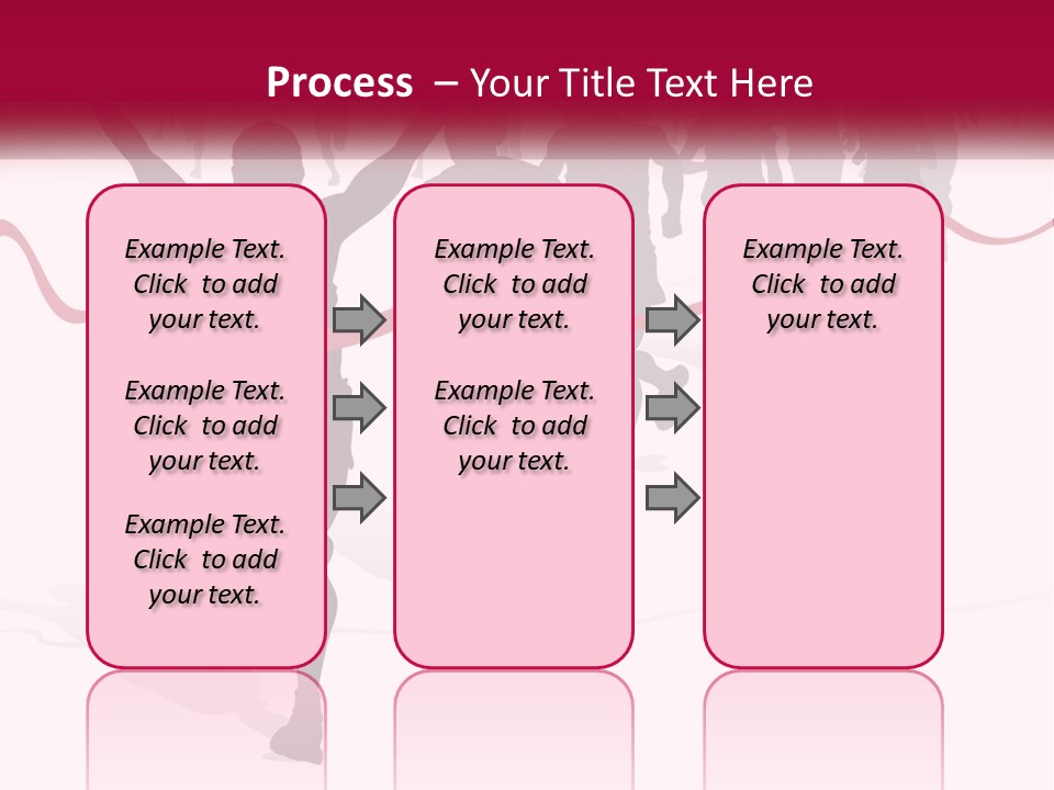 A Man Crossing The Finish Line With His Arms In The Air PowerPoint Template