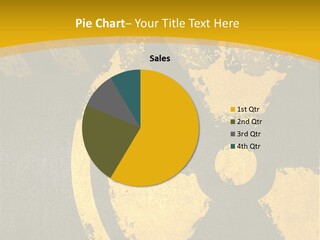 A Yellow And Black Hazard Sign On A Yellow Background PowerPoint Template