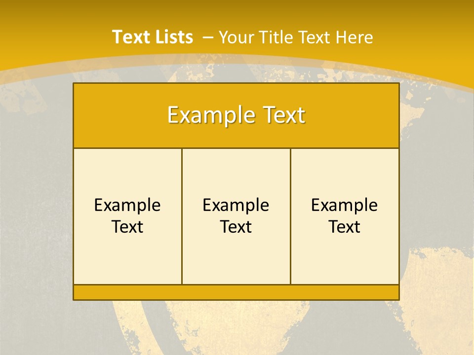 A Yellow And Black Hazard Sign On A Yellow Background PowerPoint Template