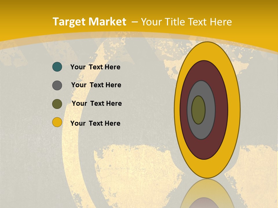 A Yellow And Black Hazard Sign On A Yellow Background PowerPoint Template