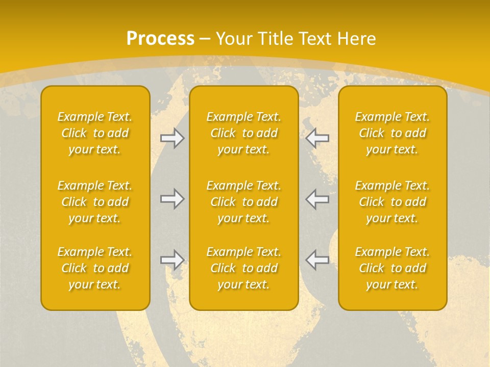 A Yellow And Black Hazard Sign On A Yellow Background PowerPoint Template