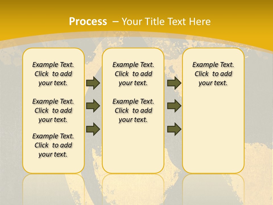 A Yellow And Black Hazard Sign On A Yellow Background PowerPoint Template