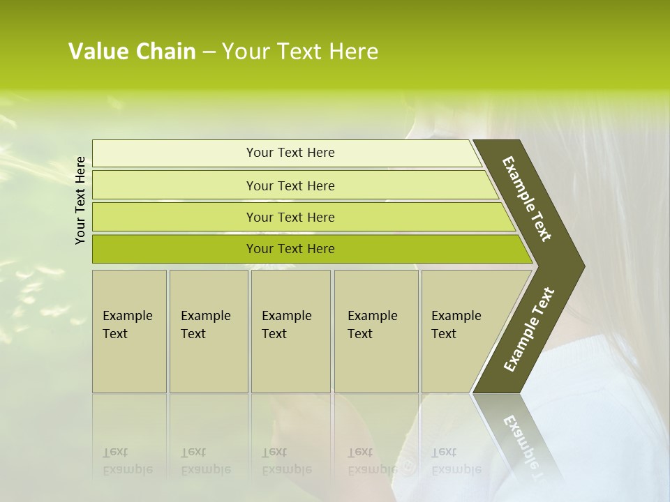 A Little Girl Blowing A Dandelion On A Green Field PowerPoint Template