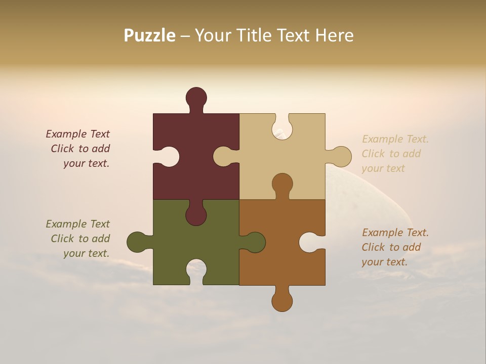 Two Wedding Rings Sitting On Top Of A Rock PowerPoint Template