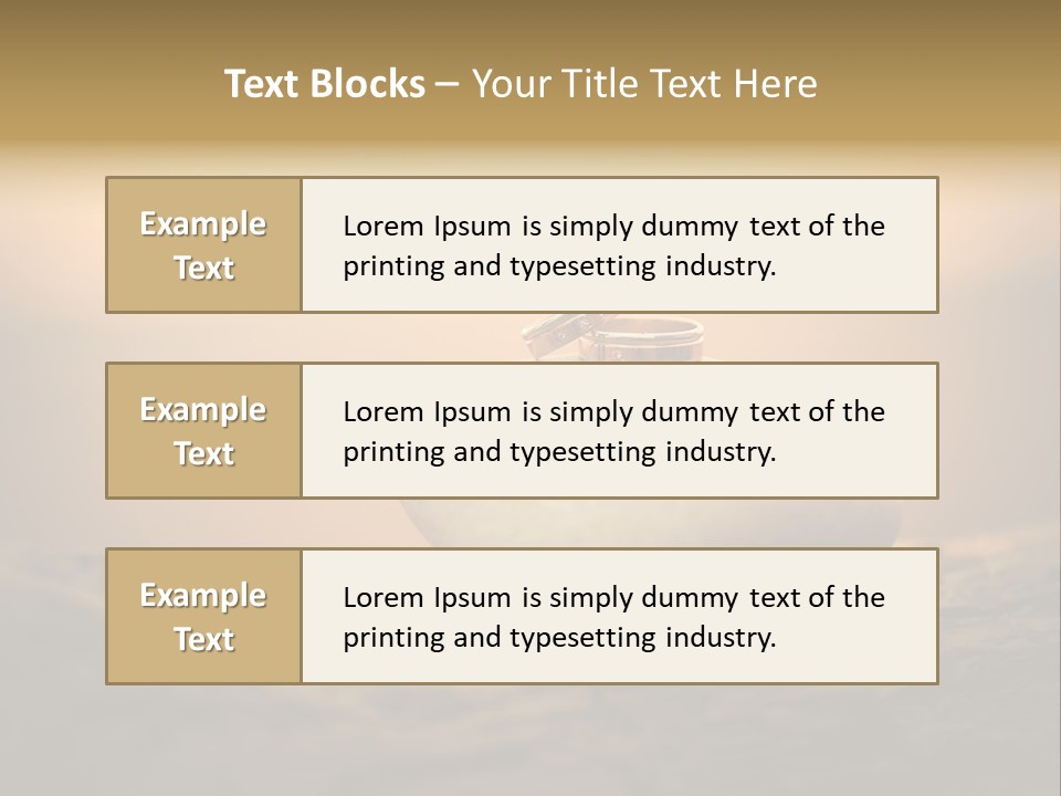 Two Wedding Rings Sitting On Top Of A Rock PowerPoint Template