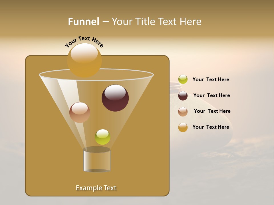 Two Wedding Rings Sitting On Top Of A Rock PowerPoint Template