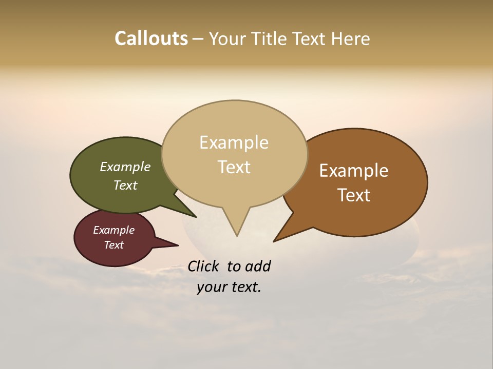 Two Wedding Rings Sitting On Top Of A Rock PowerPoint Template