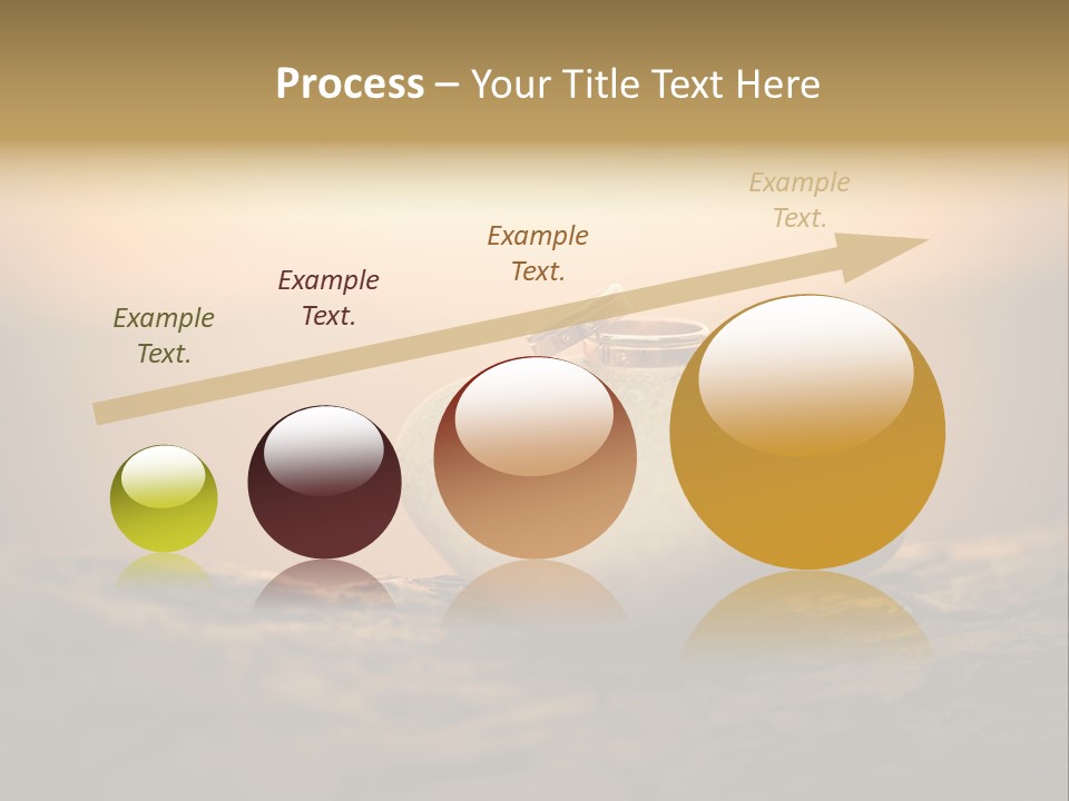 Two Wedding Rings Sitting On Top Of A Rock PowerPoint Template