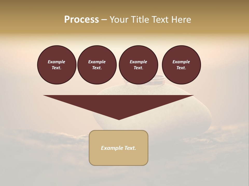 Two Wedding Rings Sitting On Top Of A Rock PowerPoint Template