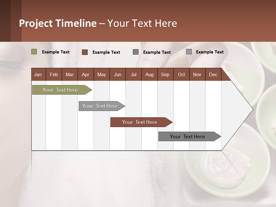 A Woman Getting A Facial Massage With A Wooden Spoon PowerPoint Template