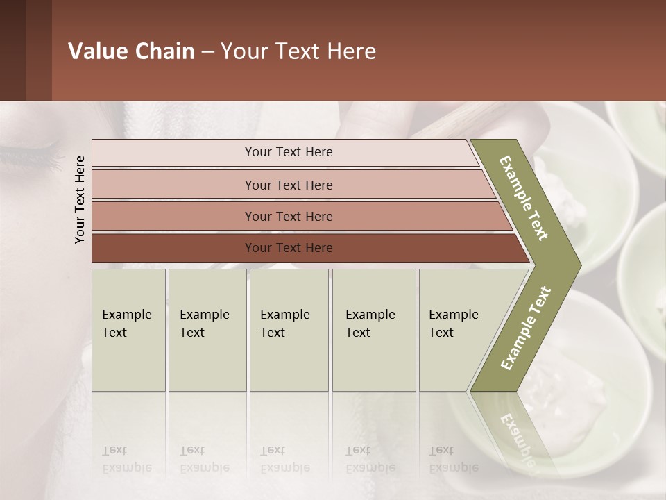 A Woman Getting A Facial Massage With A Wooden Spoon PowerPoint Template