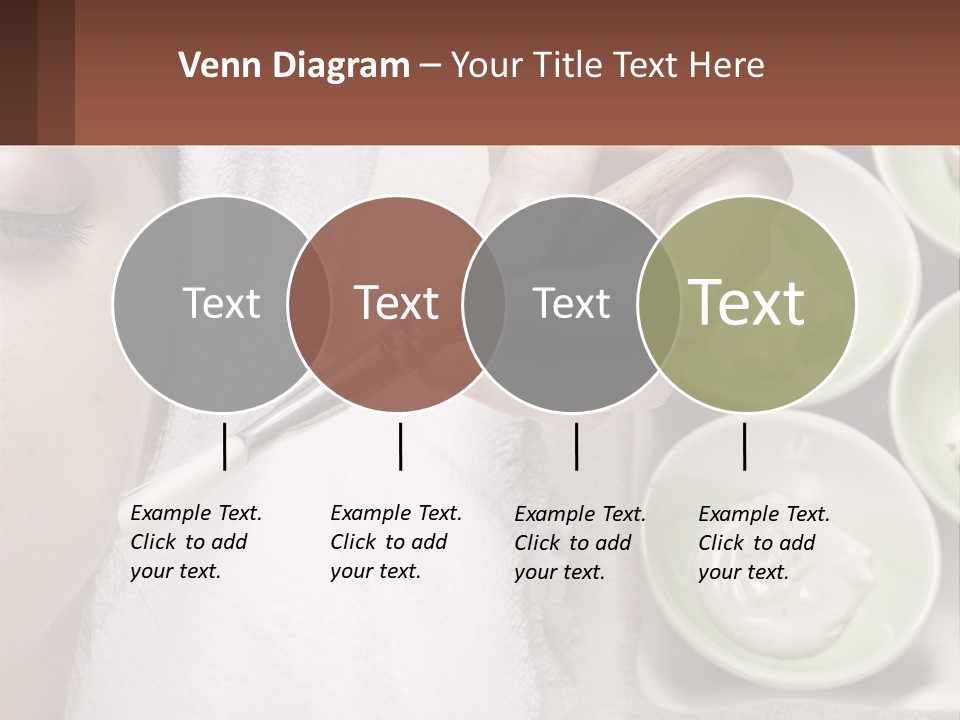 A Woman Getting A Facial Massage With A Wooden Spoon PowerPoint Template