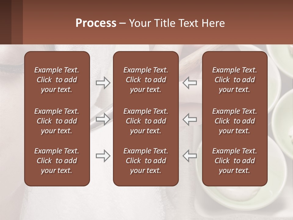 A Woman Getting A Facial Massage With A Wooden Spoon PowerPoint Template