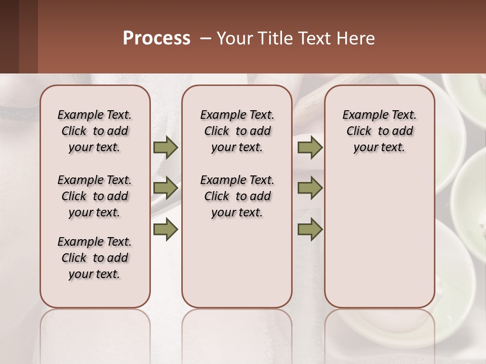 A Woman Getting A Facial Massage With A Wooden Spoon PowerPoint Template