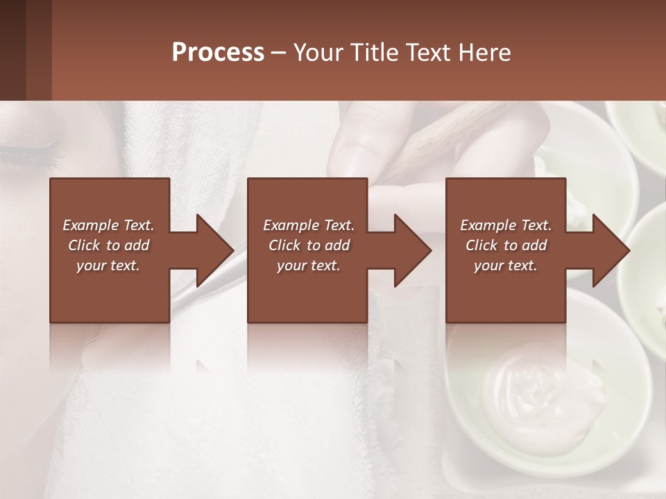 A Woman Getting A Facial Massage With A Wooden Spoon PowerPoint Template