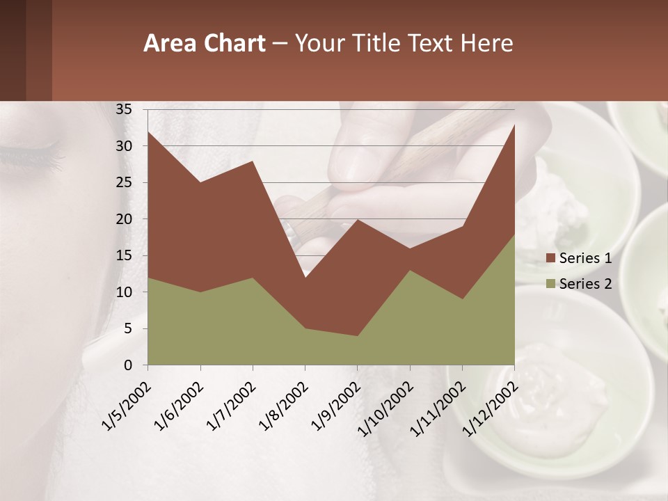 A Woman Getting A Facial Massage With A Wooden Spoon PowerPoint Template