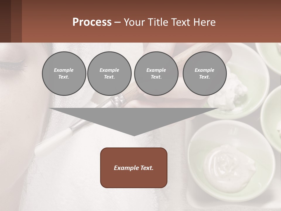 A Woman Getting A Facial Massage With A Wooden Spoon PowerPoint Template