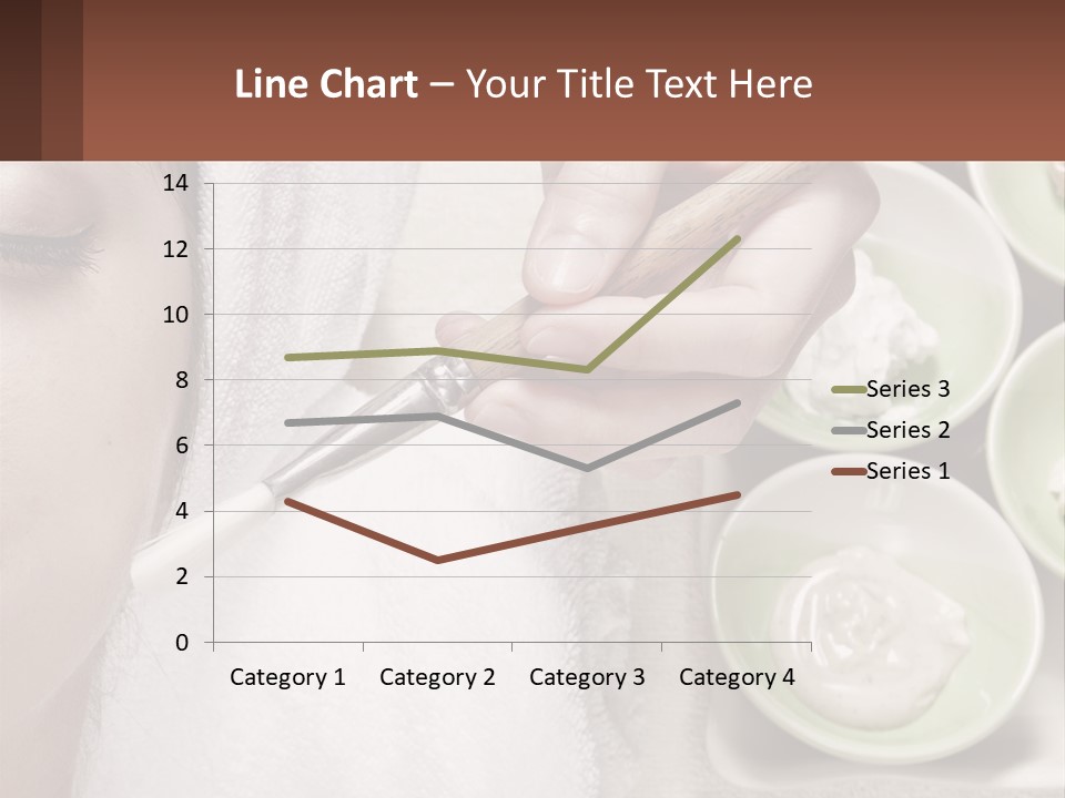 A Woman Getting A Facial Massage With A Wooden Spoon PowerPoint Template