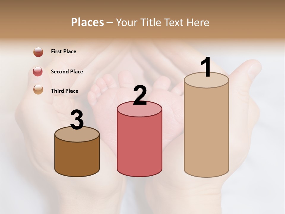 A Person Holding A Baby's Feet In Their Hands PowerPoint Template