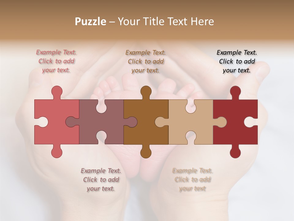 A Person Holding A Baby's Feet In Their Hands PowerPoint Template