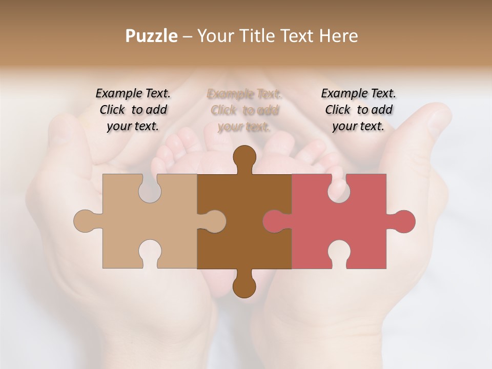 A Person Holding A Baby's Feet In Their Hands PowerPoint Template