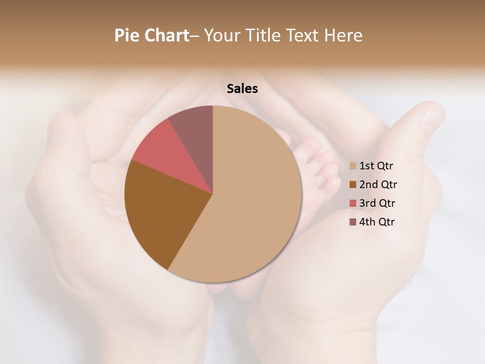 A Person Holding A Baby's Feet In Their Hands PowerPoint Template