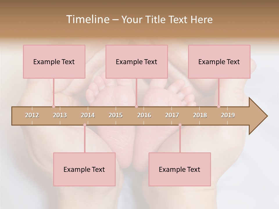 A Person Holding A Baby's Feet In Their Hands PowerPoint Template