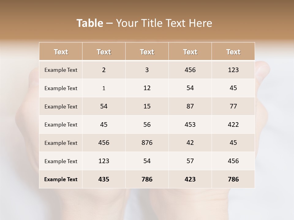 A Person Holding A Baby's Feet In Their Hands PowerPoint Template