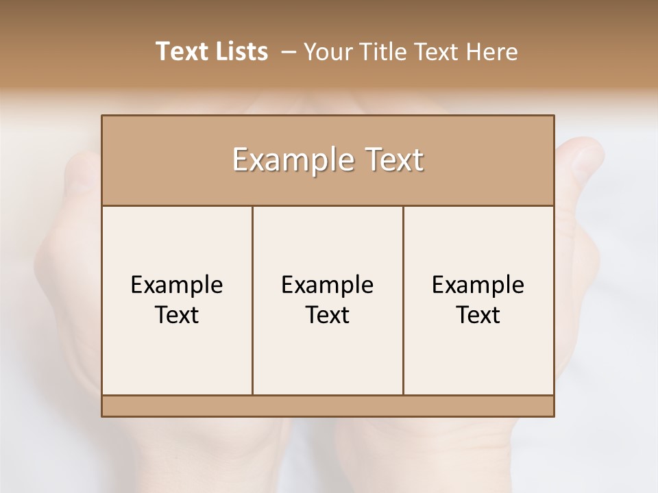A Person Holding A Baby's Feet In Their Hands PowerPoint Template