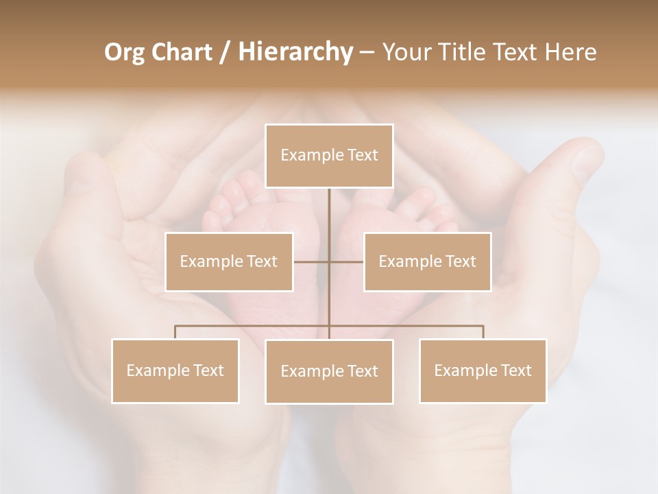 A Person Holding A Baby's Feet In Their Hands PowerPoint Template