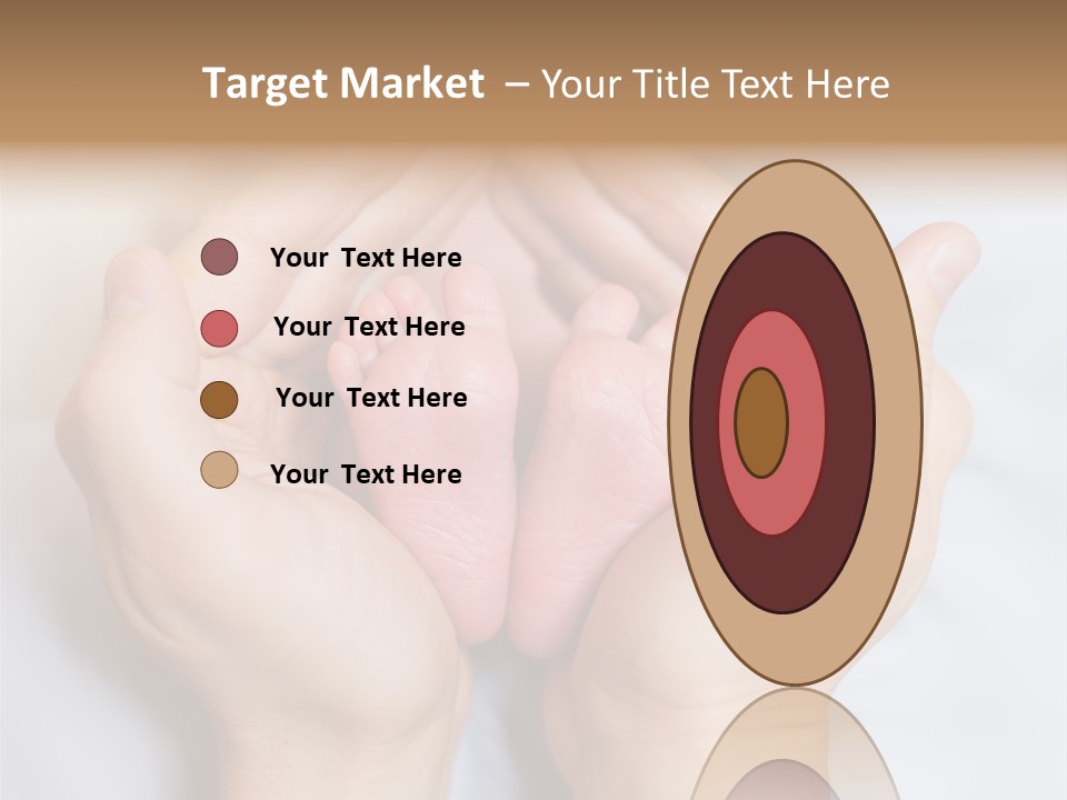 A Person Holding A Baby's Feet In Their Hands PowerPoint Template