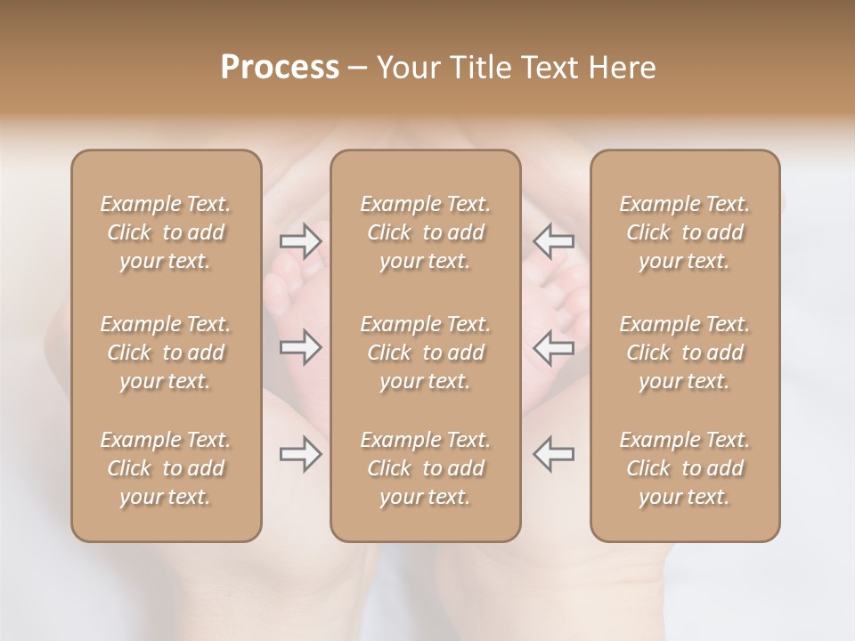 A Person Holding A Baby's Feet In Their Hands PowerPoint Template
