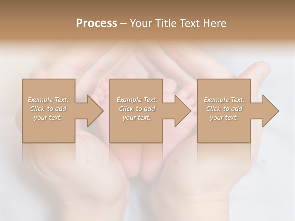 A Person Holding A Baby's Feet In Their Hands PowerPoint Template