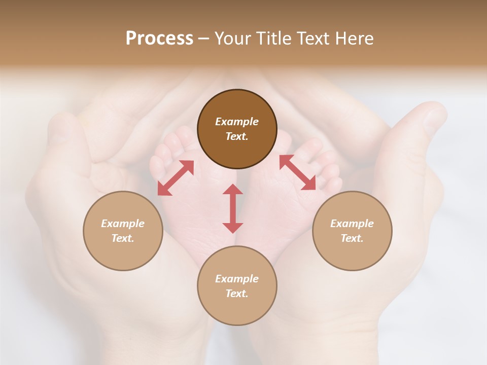 A Person Holding A Baby's Feet In Their Hands PowerPoint Template