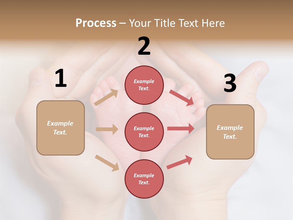 A Person Holding A Baby's Feet In Their Hands PowerPoint Template