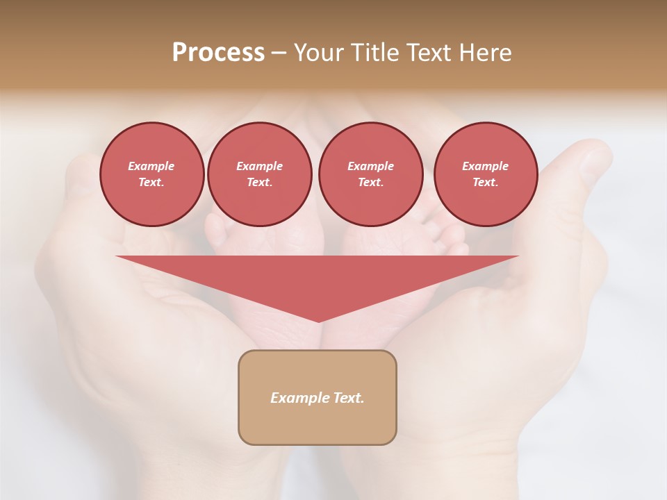 A Person Holding A Baby's Feet In Their Hands PowerPoint Template