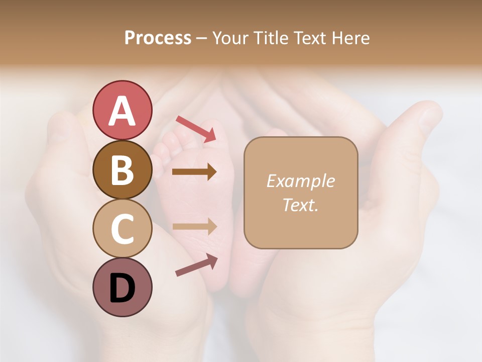 A Person Holding A Baby's Feet In Their Hands PowerPoint Template