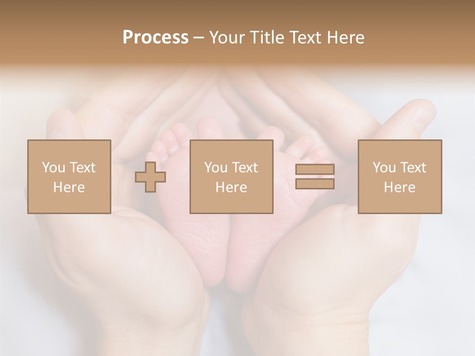 A Person Holding A Baby's Feet In Their Hands PowerPoint Template