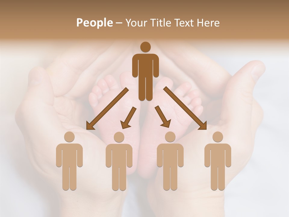 A Person Holding A Baby's Feet In Their Hands PowerPoint Template