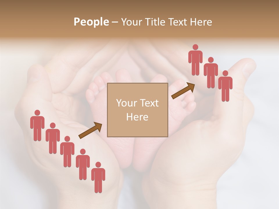 A Person Holding A Baby's Feet In Their Hands PowerPoint Template