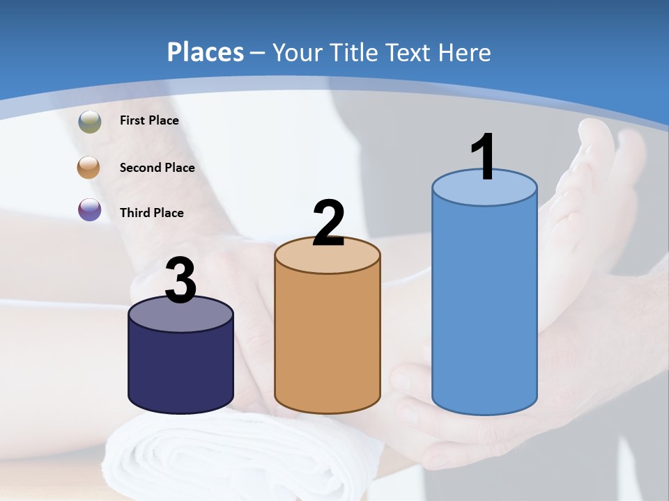 A Person Getting A Foot Massage From Another Person PowerPoint Template