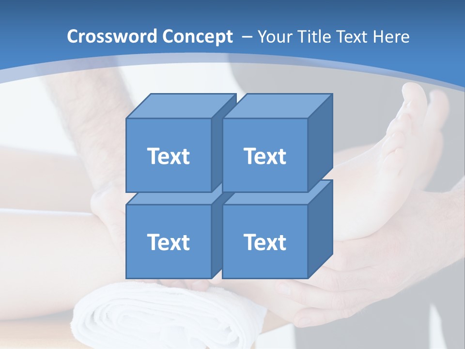 A Person Getting A Foot Massage From Another Person PowerPoint Template