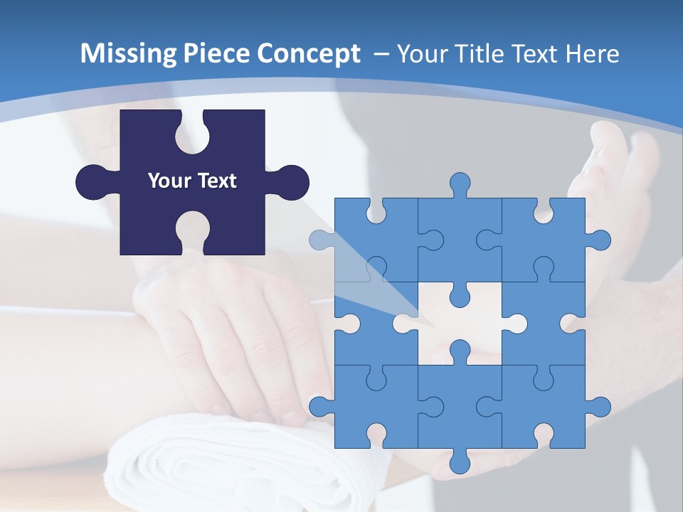 A Person Getting A Foot Massage From Another Person PowerPoint Template