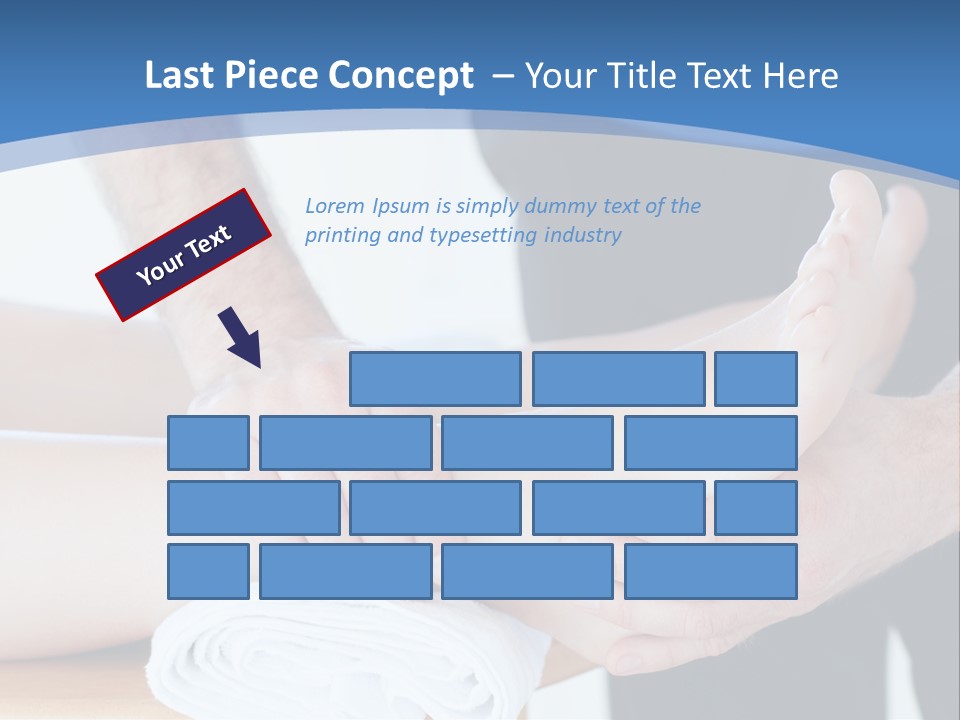 A Person Getting A Foot Massage From Another Person PowerPoint Template