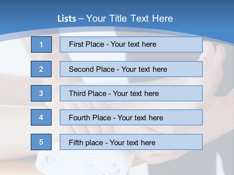 A Person Getting A Foot Massage From Another Person PowerPoint Template
