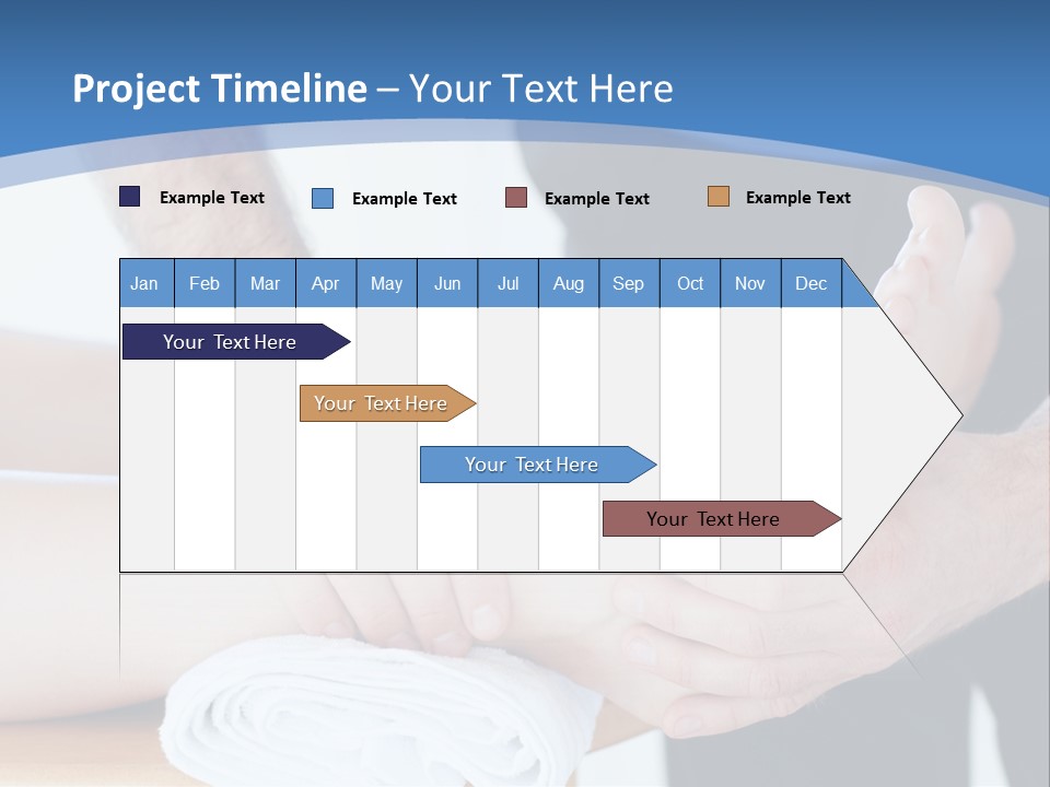 A Person Getting A Foot Massage From Another Person PowerPoint Template