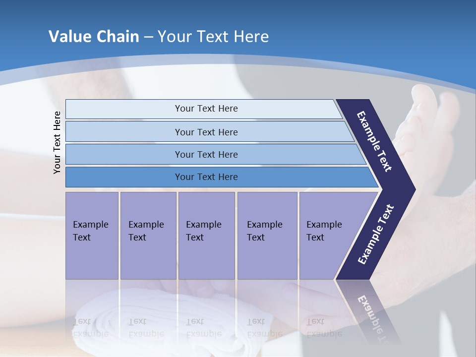 A Person Getting A Foot Massage From Another Person PowerPoint Template